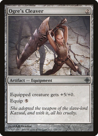 Ogre's Cleaver [Rise of the Eldrazi] | Dumpster Cat Games