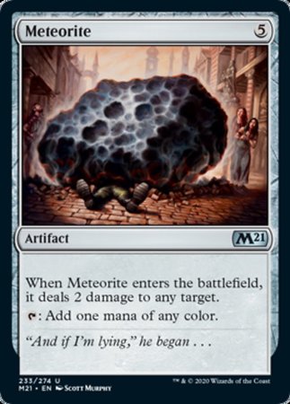 Meteorite [Core Set 2021] | Dumpster Cat Games