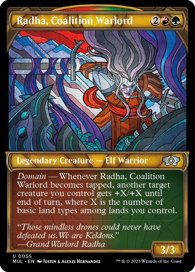 Radha, Coalition Warlord [Multiverse Legends] | Dumpster Cat Games
