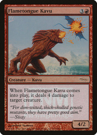 Flametongue Kavu [Friday Night Magic 2005] | Dumpster Cat Games