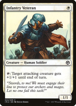 Infantry Veteran [Iconic Masters] | Dumpster Cat Games
