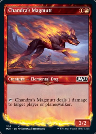 Chandra's Magmutt (Showcase) [Core Set 2021] | Dumpster Cat Games