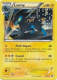 Luxray (46/99) (Theme Deck Exclusive) [Black & White: Next Destinies] | Dumpster Cat Games