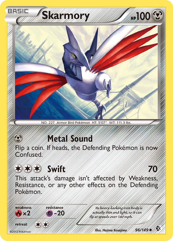 Skarmory (96/149) [Black & White: Boundaries Crossed] | Dumpster Cat Games
