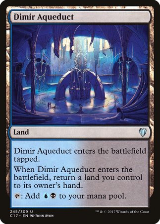 Dimir Aqueduct [Commander 2017] | Dumpster Cat Games