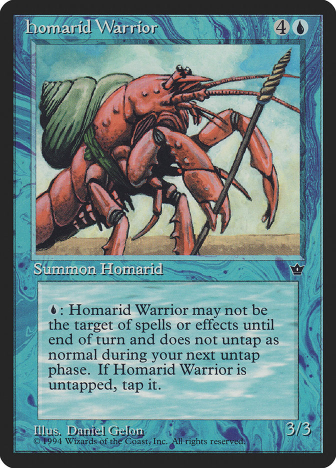 Homarid Warrior (Daniel Gelon) [Fallen Empires] | Dumpster Cat Games