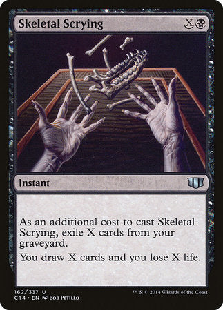 Skeletal Scrying [Commander 2014] | Dumpster Cat Games