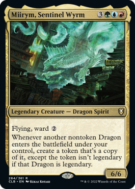 Miirym, Sentinel Wyrm [Commander Legends: Battle for Baldur's Gate] | Dumpster Cat Games