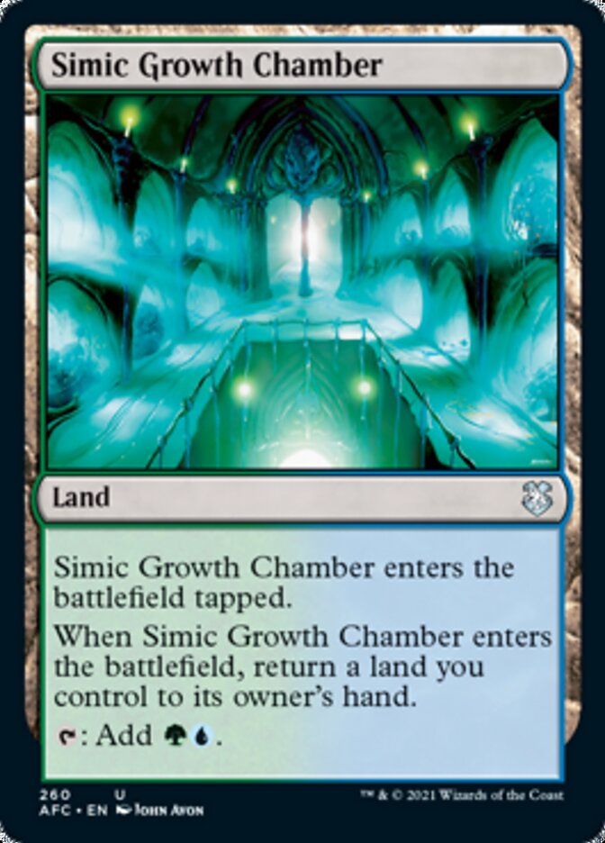 Simic Growth Chamber [Dungeons & Dragons: Adventures in the Forgotten Realms Commander] | Dumpster Cat Games