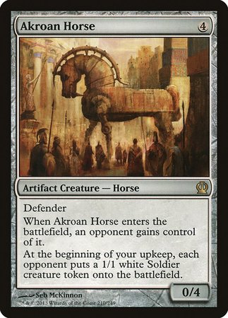 Akroan Horse [Theros] | Dumpster Cat Games