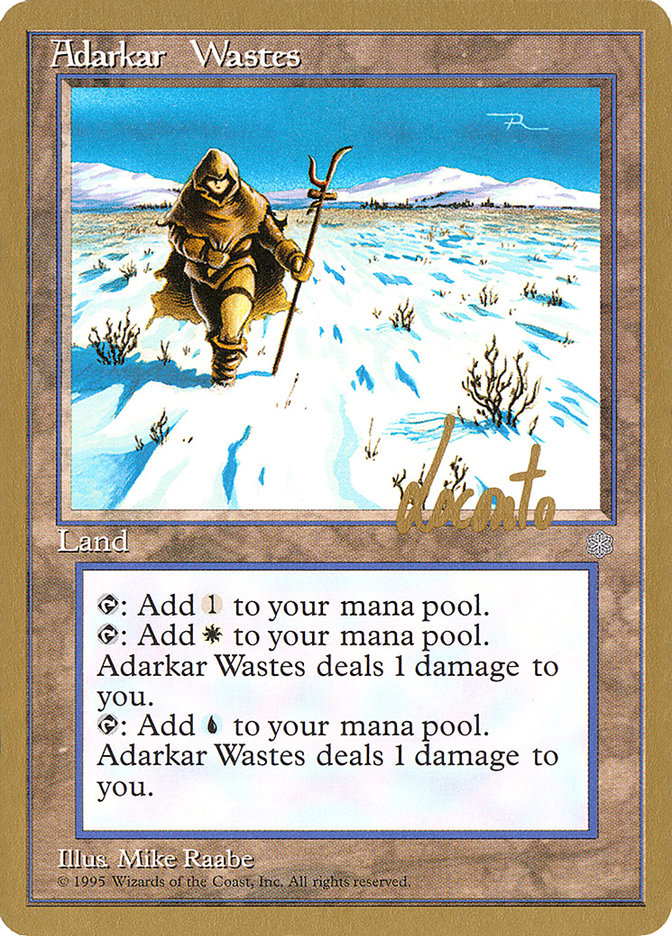 Adarkar Wastes (Michael Loconto) [Pro Tour Collector Set] | Dumpster Cat Games