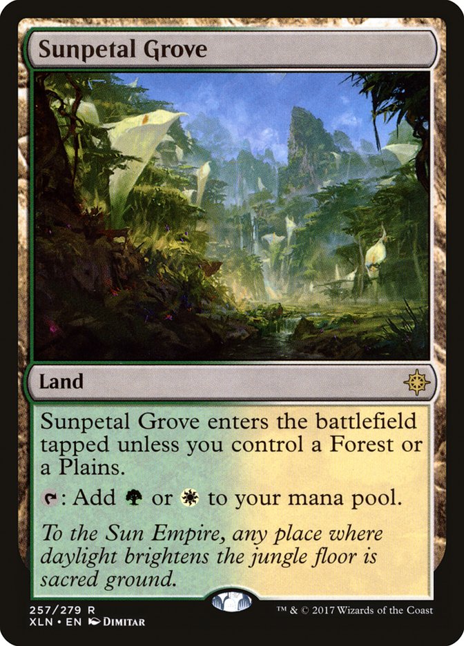 Sunpetal Grove [Ixalan] | Dumpster Cat Games