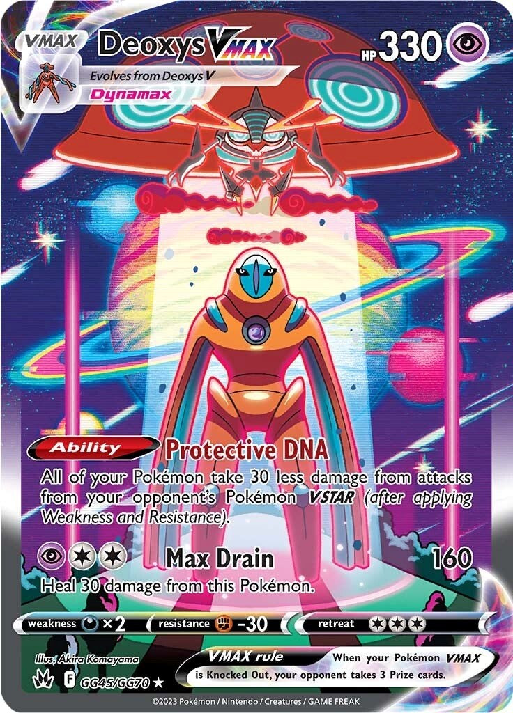 Deoxys VMAX (GG45/GG70) [Sword & Shield: Crown Zenith] | Dumpster Cat Games