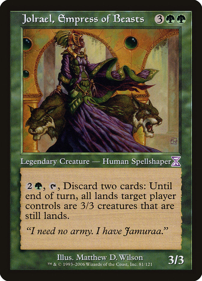 Jolrael, Empress of Beasts [Time Spiral Timeshifted] | Dumpster Cat Games