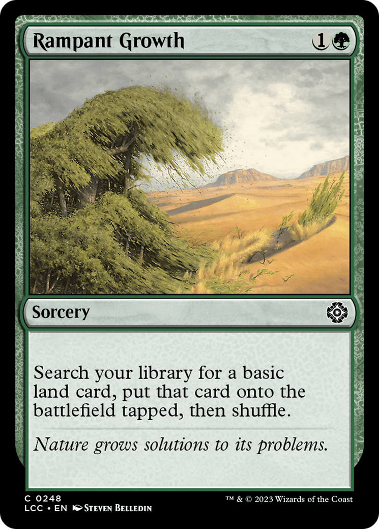 Rampant Growth [The Lost Caverns of Ixalan Commander] | Dumpster Cat Games