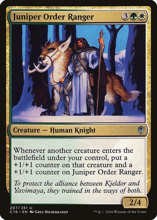 Juniper Order Ranger [Commander 2016] | Dumpster Cat Games