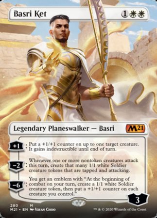 Basri Ket (Borderless) [Core Set 2021] | Dumpster Cat Games