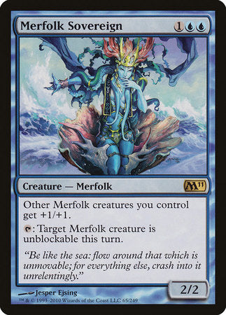 Merfolk Sovereign [Magic 2011] | Dumpster Cat Games