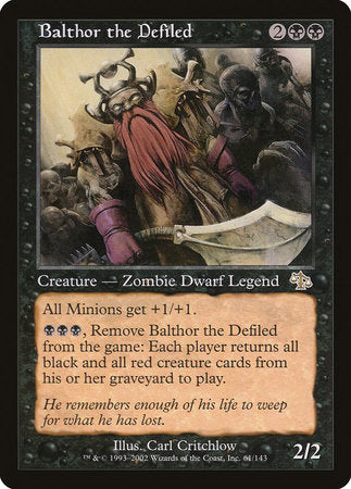 Balthor the Defiled [Judgment] | Dumpster Cat Games