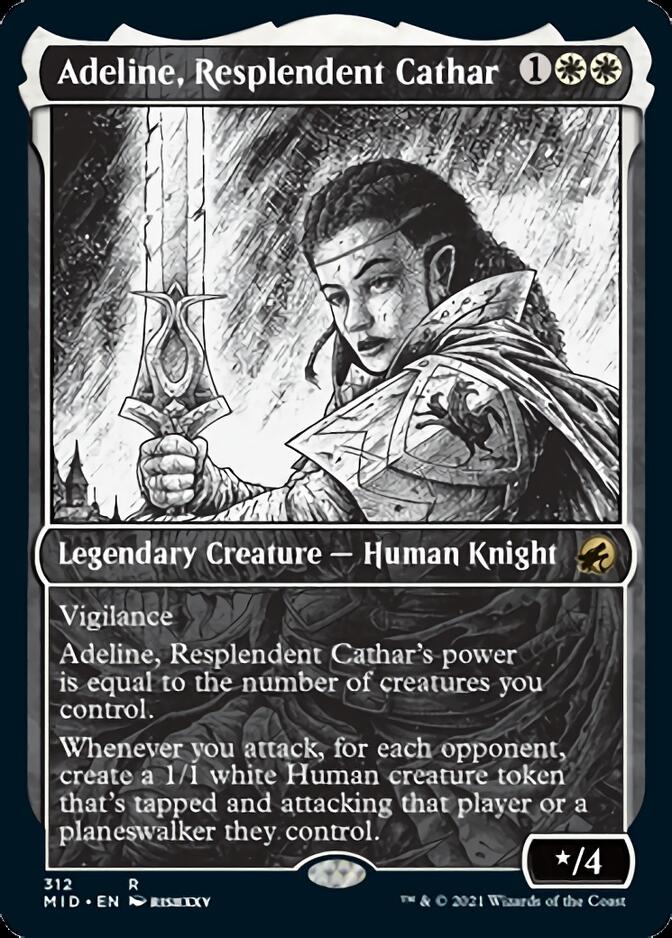 Adeline, Resplendent Cathar (Showcase Eternal Night) [Innistrad: Midnight Hunt] | Dumpster Cat Games