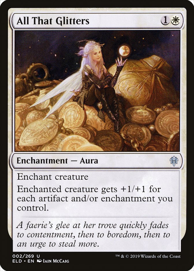 All That Glitters [Throne of Eldraine] | Dumpster Cat Games