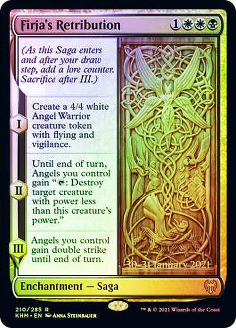 Firja's Retribution [Kaldheim Prerelease Promos] | Dumpster Cat Games