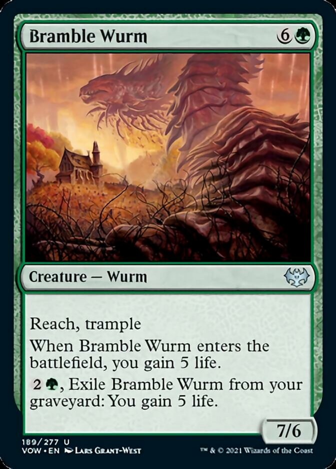 Bramble Wurm [Innistrad: Crimson Vow] | Dumpster Cat Games