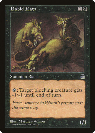 Rabid Rats [Stronghold] | Dumpster Cat Games