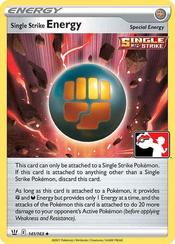 Single Strike Energy (141/163) [Prize Pack Series Two] | Dumpster Cat Games