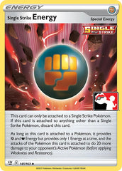 Single Strike Energy (141/163) [Prize Pack Series Two] | Dumpster Cat Games