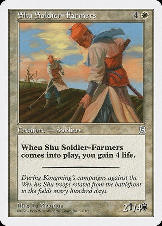 Shu Soldier-Farmers [Portal Three Kingdoms] | Dumpster Cat Games