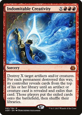 Indomitable Creativity [Aether Revolt] | Dumpster Cat Games