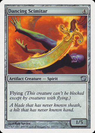Dancing Scimitar [Ninth Edition] | Dumpster Cat Games