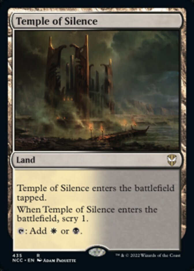Temple of Silence [Streets of New Capenna Commander] | Dumpster Cat Games