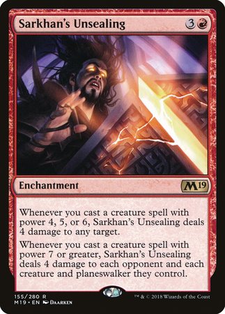 Sarkhan's Unsealing [Core Set 2019] | Dumpster Cat Games