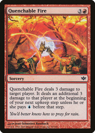Quenchable Fire [Conflux] | Dumpster Cat Games