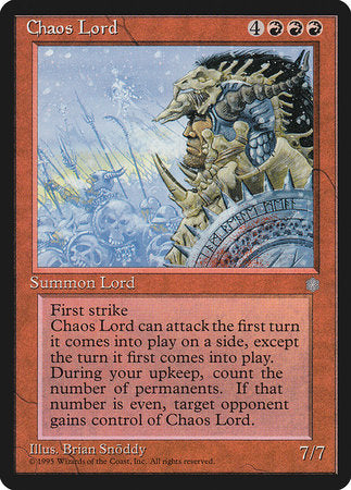 Chaos Lord [Ice Age] | Dumpster Cat Games