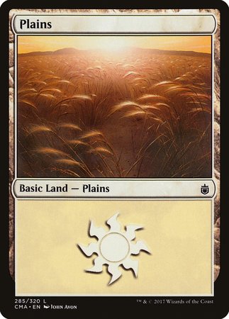 Plains (285) [Commander Anthology] | Dumpster Cat Games
