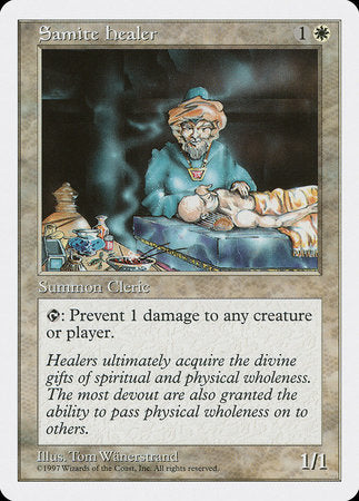 Samite Healer [Fifth Edition] | Dumpster Cat Games