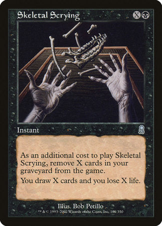 Skeletal Scrying [Odyssey] | Dumpster Cat Games