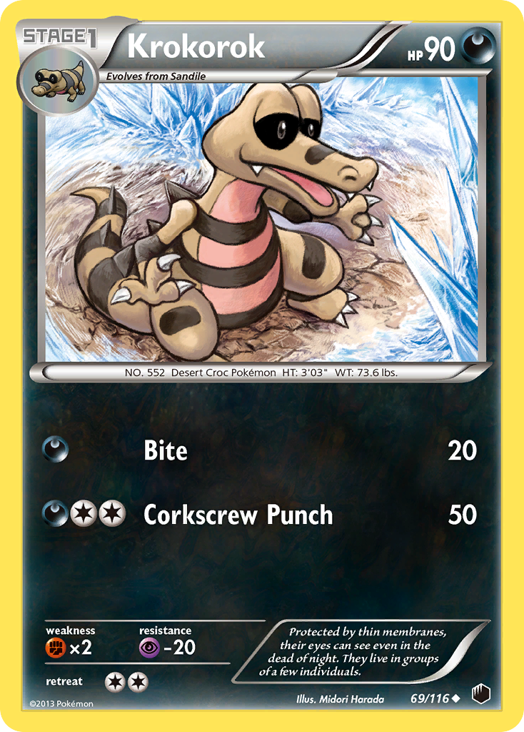 Krokorok (69/116) [Black & White: Plasma Freeze] | Dumpster Cat Games