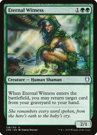 Eternal Witness [Commander Anthology Volume II] | Dumpster Cat Games
