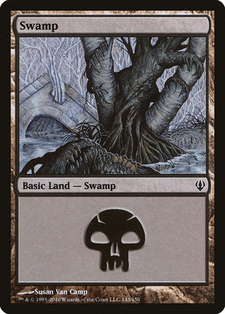 Swamp (143) [Archenemy] | Dumpster Cat Games