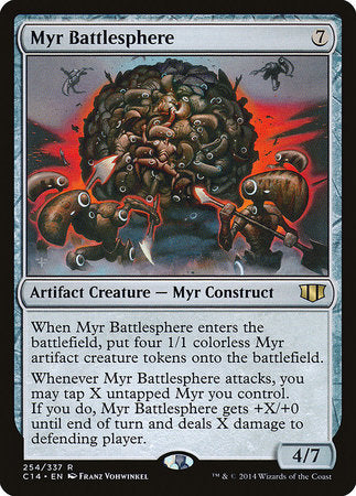 Myr Battlesphere [Commander 2014] | Dumpster Cat Games