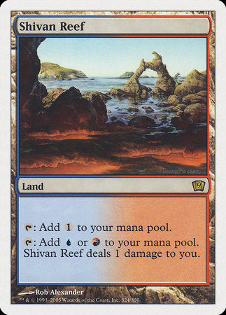Shivan Reef [Ninth Edition] | Dumpster Cat Games