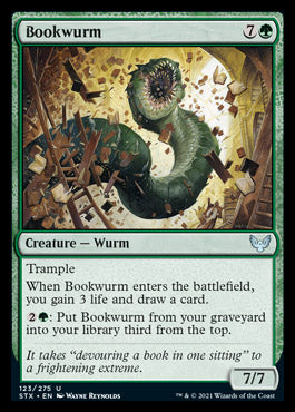 Bookwurm [Strixhaven: School of Mages] | Dumpster Cat Games