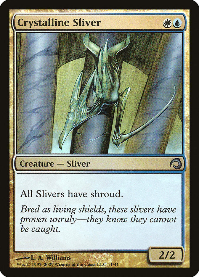 Crystalline Sliver [Premium Deck Series: Slivers] | Dumpster Cat Games