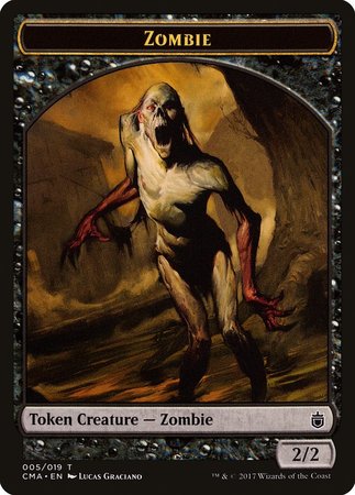 Zombie Token (005) [Commander Anthology Tokens] | Dumpster Cat Games