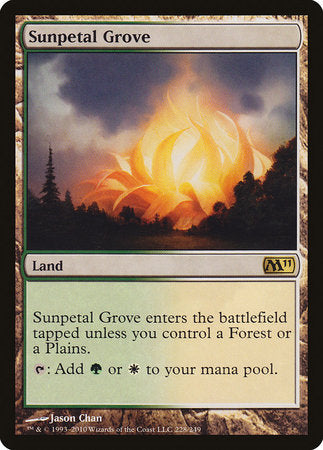 Sunpetal Grove [Magic 2011] | Dumpster Cat Games