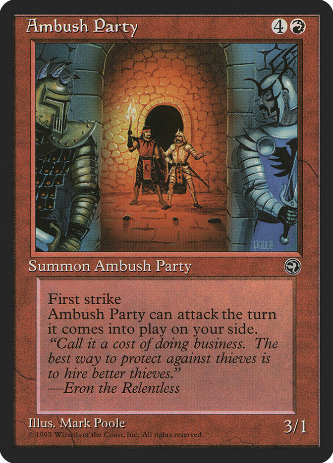 Ambush Party (Eron Flavor Text) [Homelands] | Dumpster Cat Games